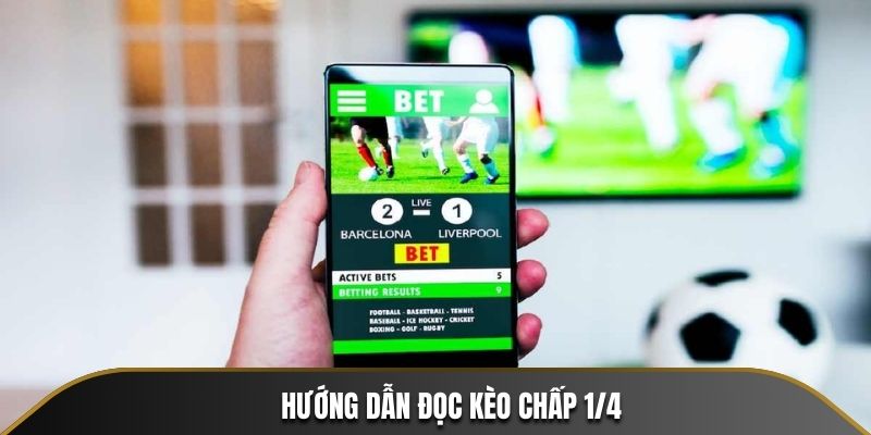 Hướng dẫn đọc kèo chấp 1/4